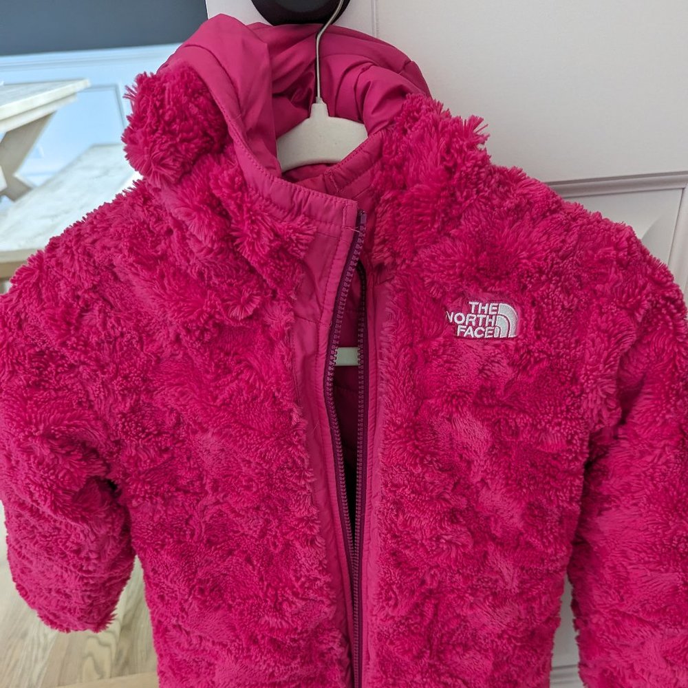 Girls size 6 North Face Reversible Winter Coat